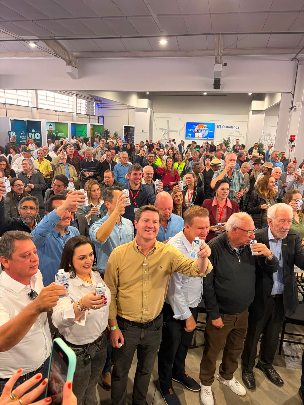 Santin Roveda defende o desenvolvimento econômico e tecnológico do agro em Castro